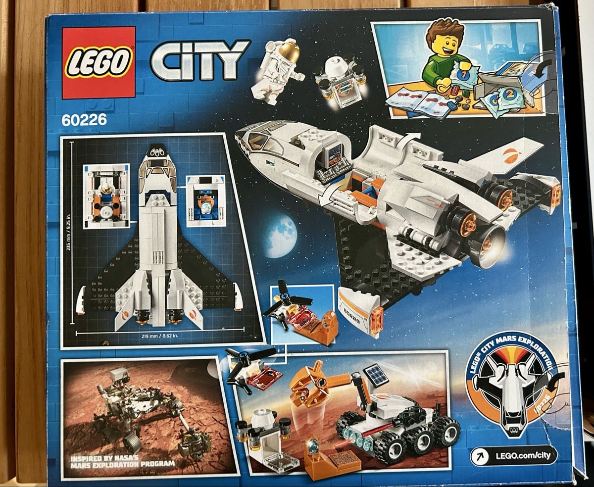 Lego Giocattoli: Lego City Mars-Erkundung – Usato da Luzern venduto da phoensy 1