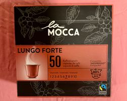 Café La Mocca Lungo forte 50 capsules compatibles Nespresso