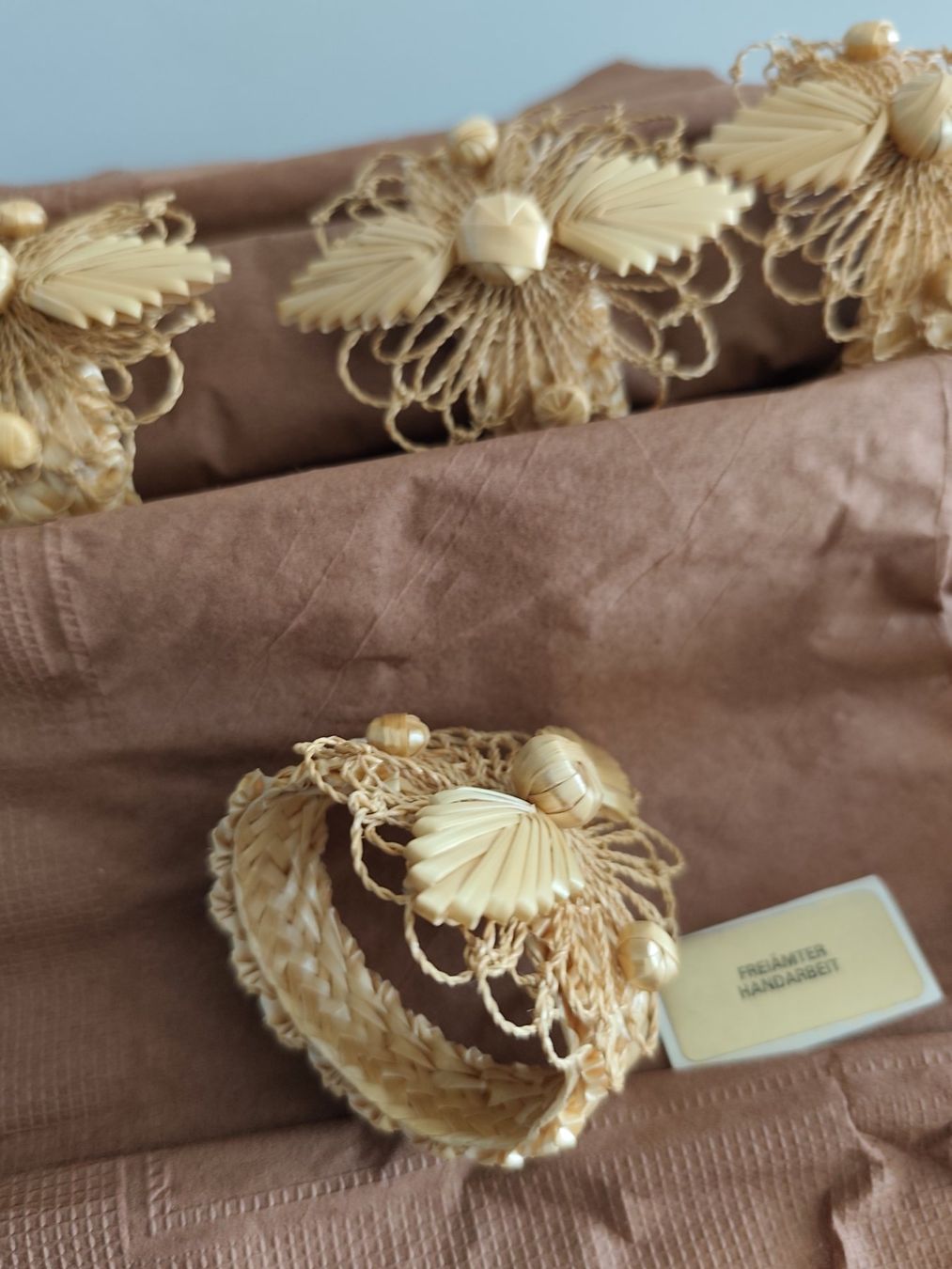 Altro in Decorazioni & Accessori: Serviettenringe Stroh Freiämter Handarbeit sehr alt/Vintage – Nuovo (secondo la descrizione) da Bettwil venduto da Tigria10 1