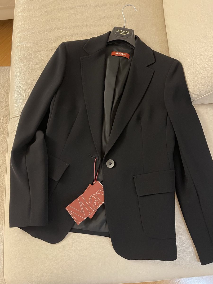 Max Mara Giacche: NEU! Max Mara Studio Blazer schwarz – Nuovo e nell'imballaggio originale da Wichtrach venduto da Adriana222 1