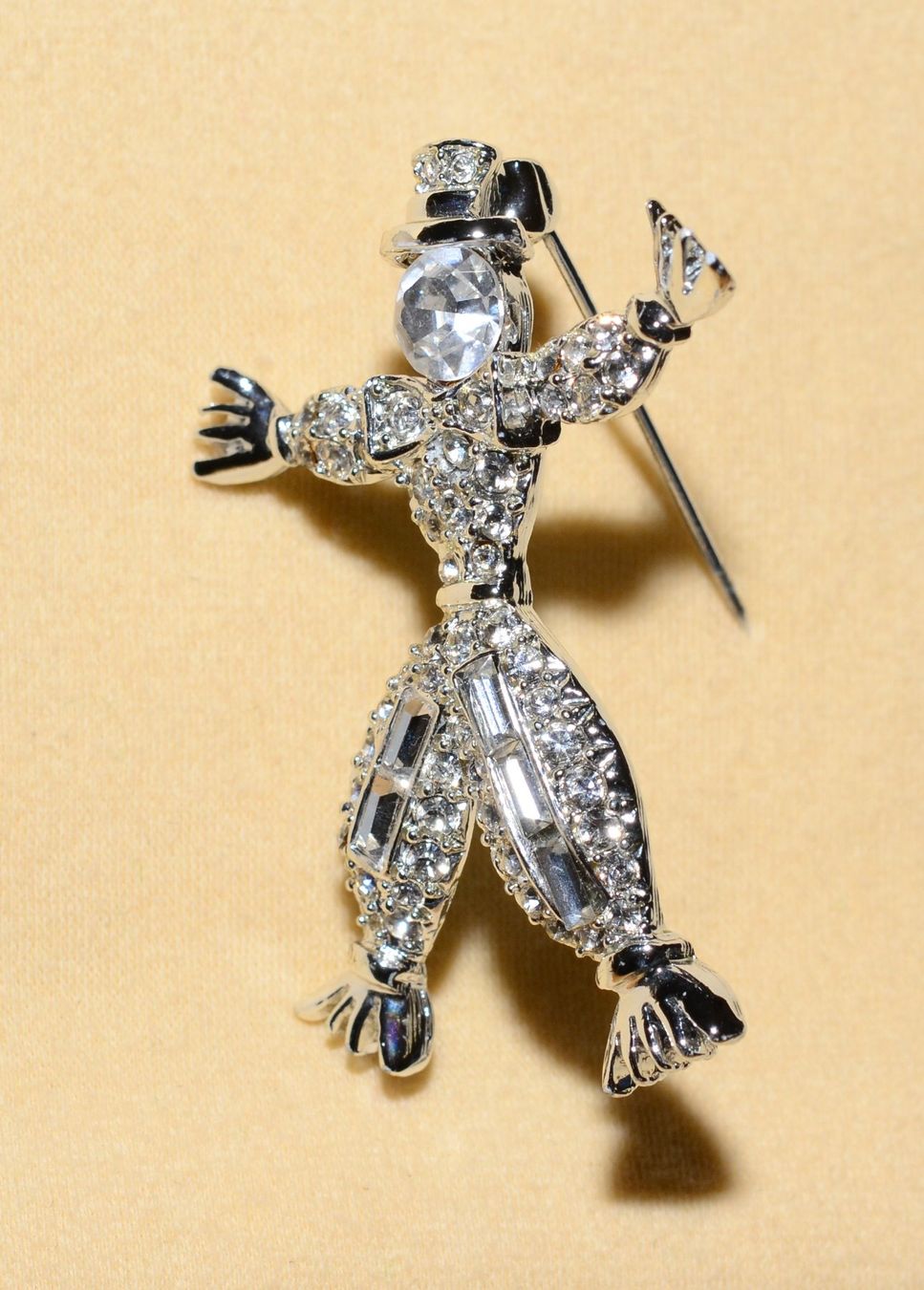 Spille & Fermagli: Brosche Clown mit Swarovski Strass – Nuovo (secondo la descrizione) da Frümsen venduto da amadiss 2