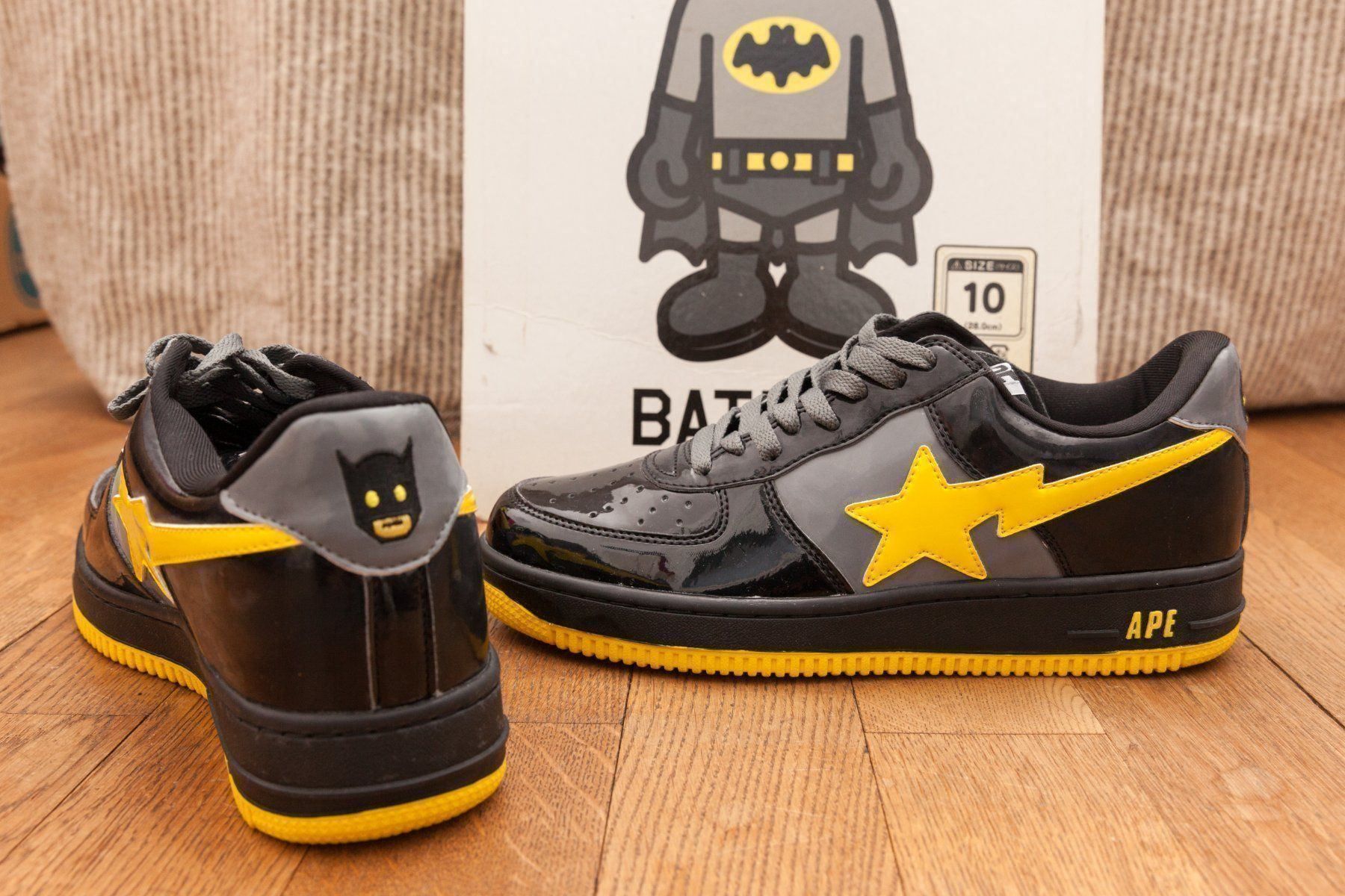 Bape Scarpe da uomo: A Bathing Ape Bapesta DC Comics Batman – Nuovo e nell'imballaggio originale da Basel venduto da cielHiro 3