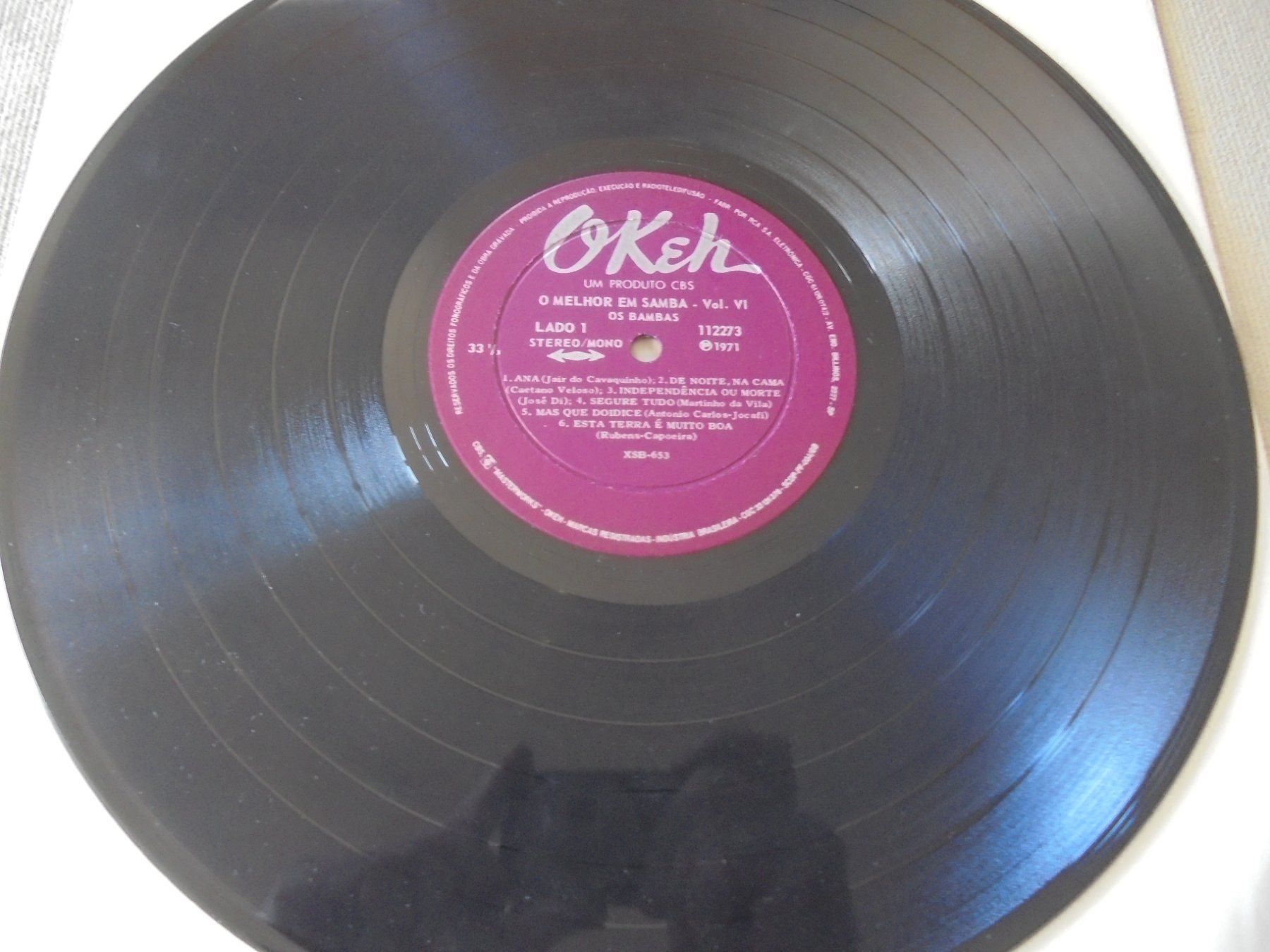 Dischi in vinile: Os Bambas "O Melhor em Samba" LP Brésil 1971 – Usato da Crissier venduto da Promopost 3