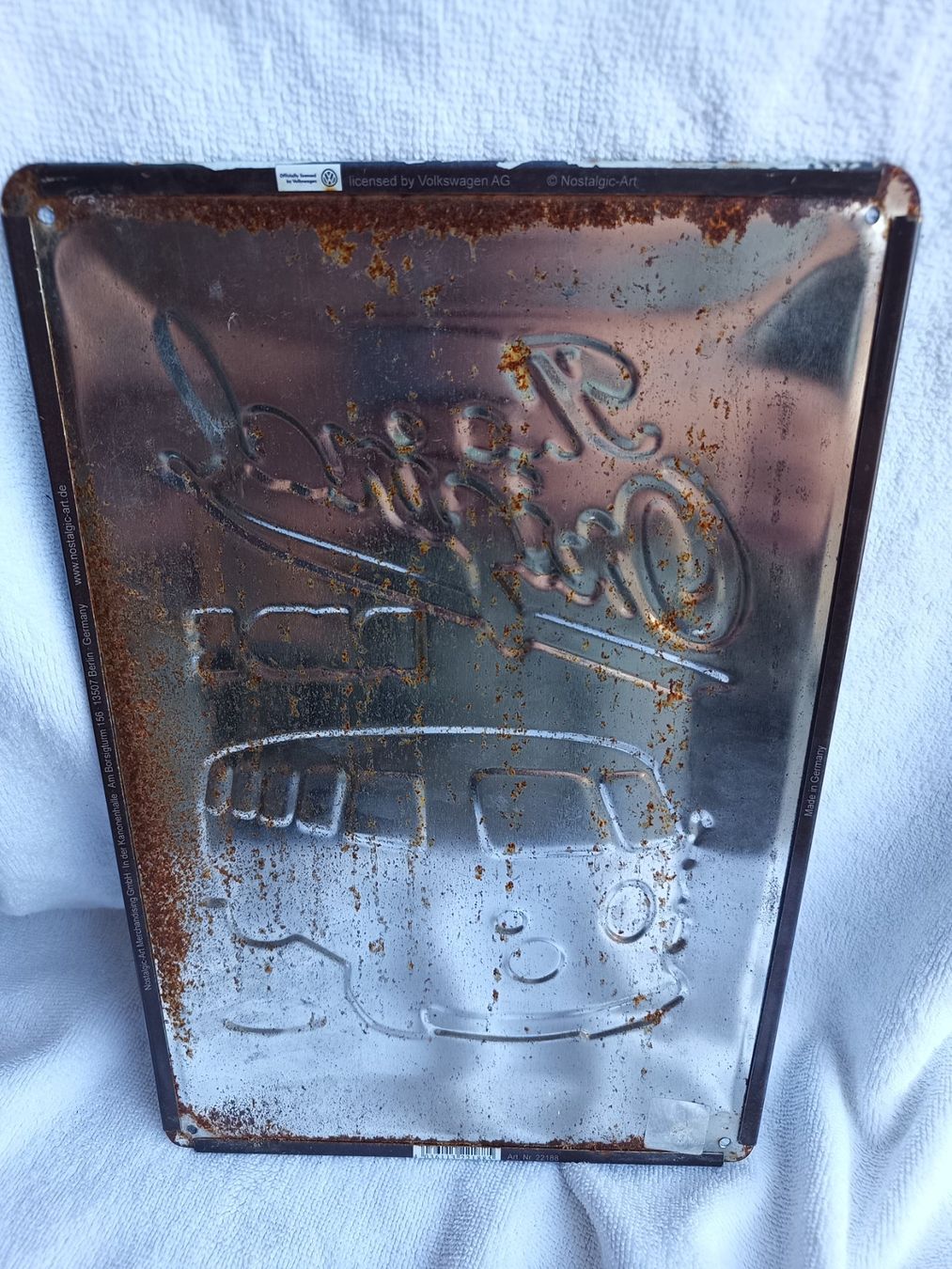 Volkswagen Schilder: Blechschild VW Bus – Gebraucht aus Oberegg von 19franzi94 2
