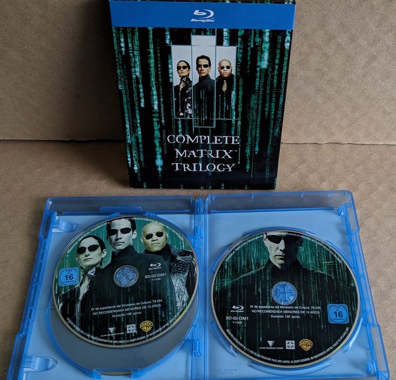 Matrix Complete Trilogy Bluray Kaufen auf Ricardo