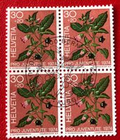 4 er Block Nr. J 249 mit Vollstempel Bern