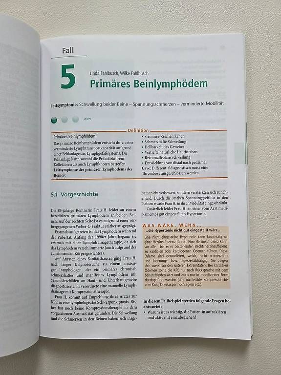 Libri: Fallbuch Physiotherapie: Lymphologie – Usato da Roggwil BE venduto da Haesli1981 2