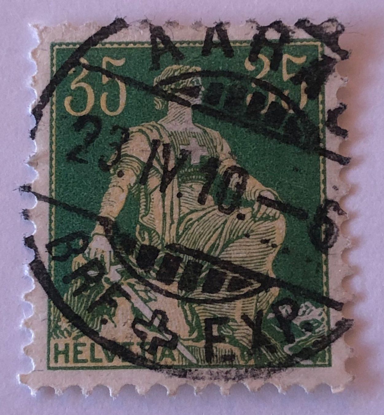 Tutti i francobolli: Nr.111 mit Vollstempel Aarau – Usato da Aarau venduto da Billa007