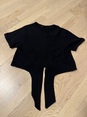 Crop Top schwarz
