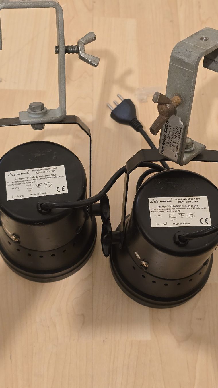 Lampade: Lite-works WS-2000-1-2-3 PAR 36 Bulb Light - Stage Ready – Usato da Studen BE venduto da tha_dhp8 5