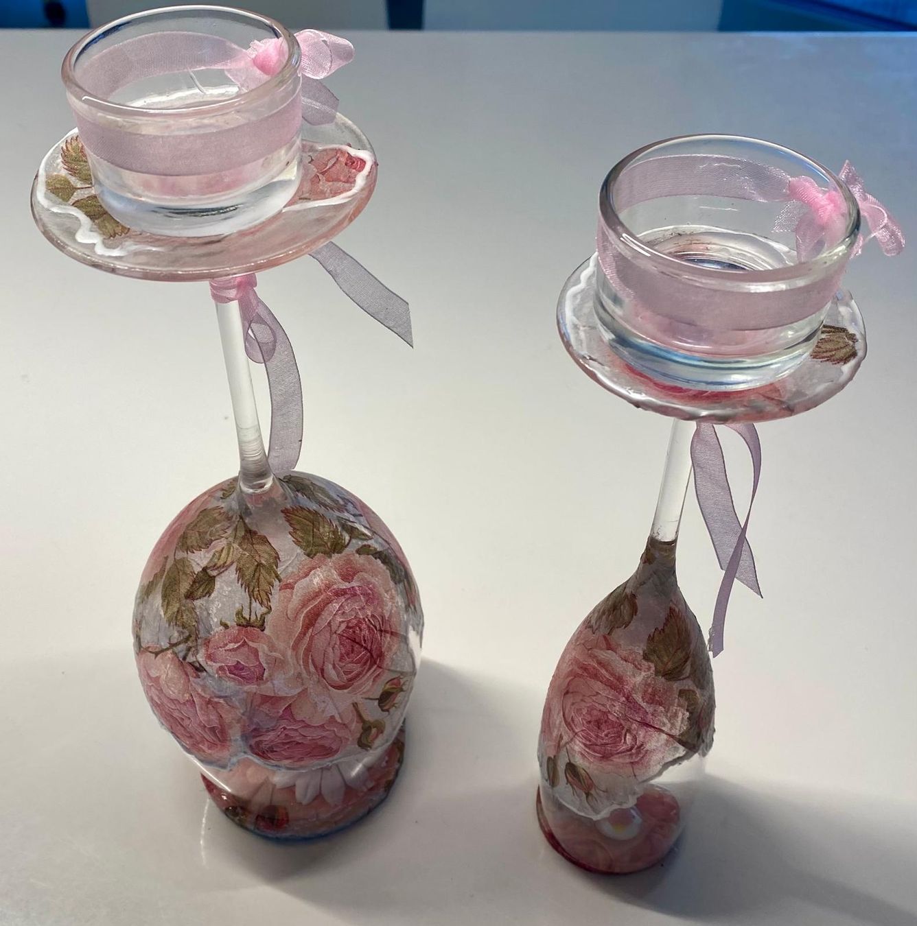 Tutte le decorazioni: Romantische Deko-Glas-Kerzenständer, 2er Set – Usato da Krauchthal venduto da SamsPuce 5