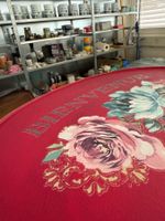 Tisch Beistelltisch Nachttisch Holztisch Salontisch Blumen