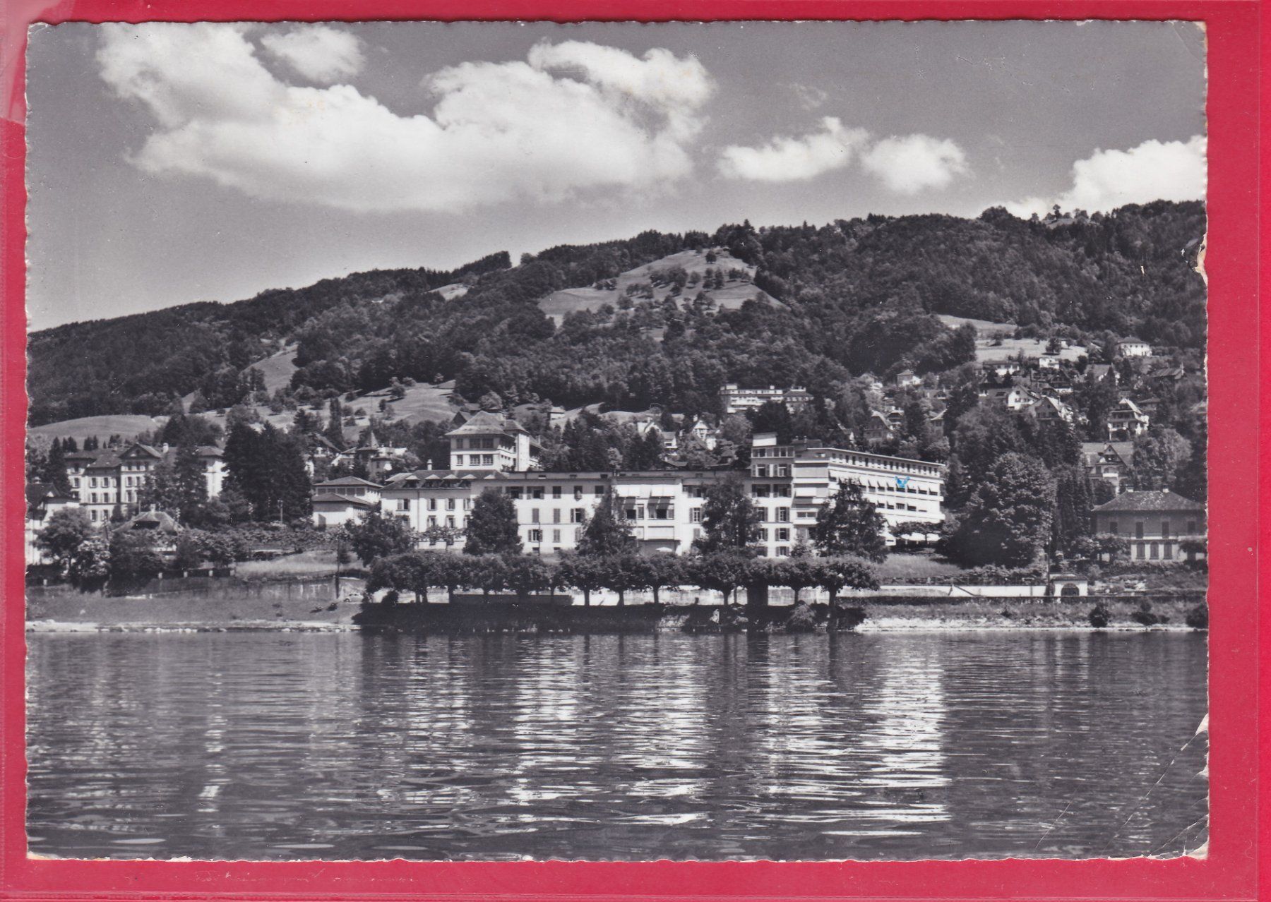 Cartoline postali: ZUG, BÜRGERSPITAL, 8.8.1962 – Usato da Oberrieden venduto da Gebirgsstelze