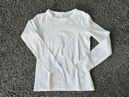 Longshirt weiss 134/140 (neuwertig)