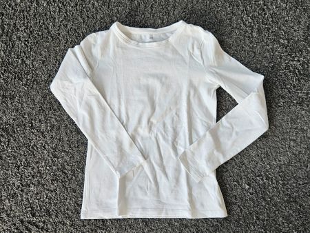 Longshirt weiss 134/140 (neuwertig)