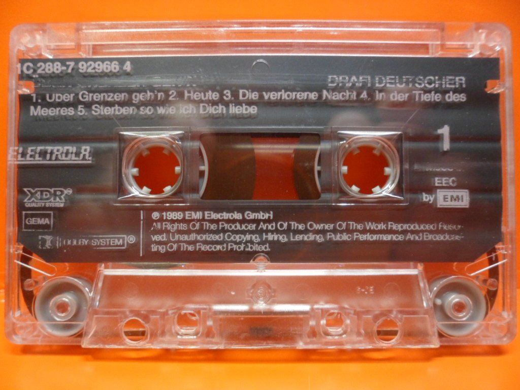 Musicassette: DRAFI  DEUTSCHER   UBER GRENZEN GEHN – Usato da Langnau i. E. venduto da gf2_29jt 3