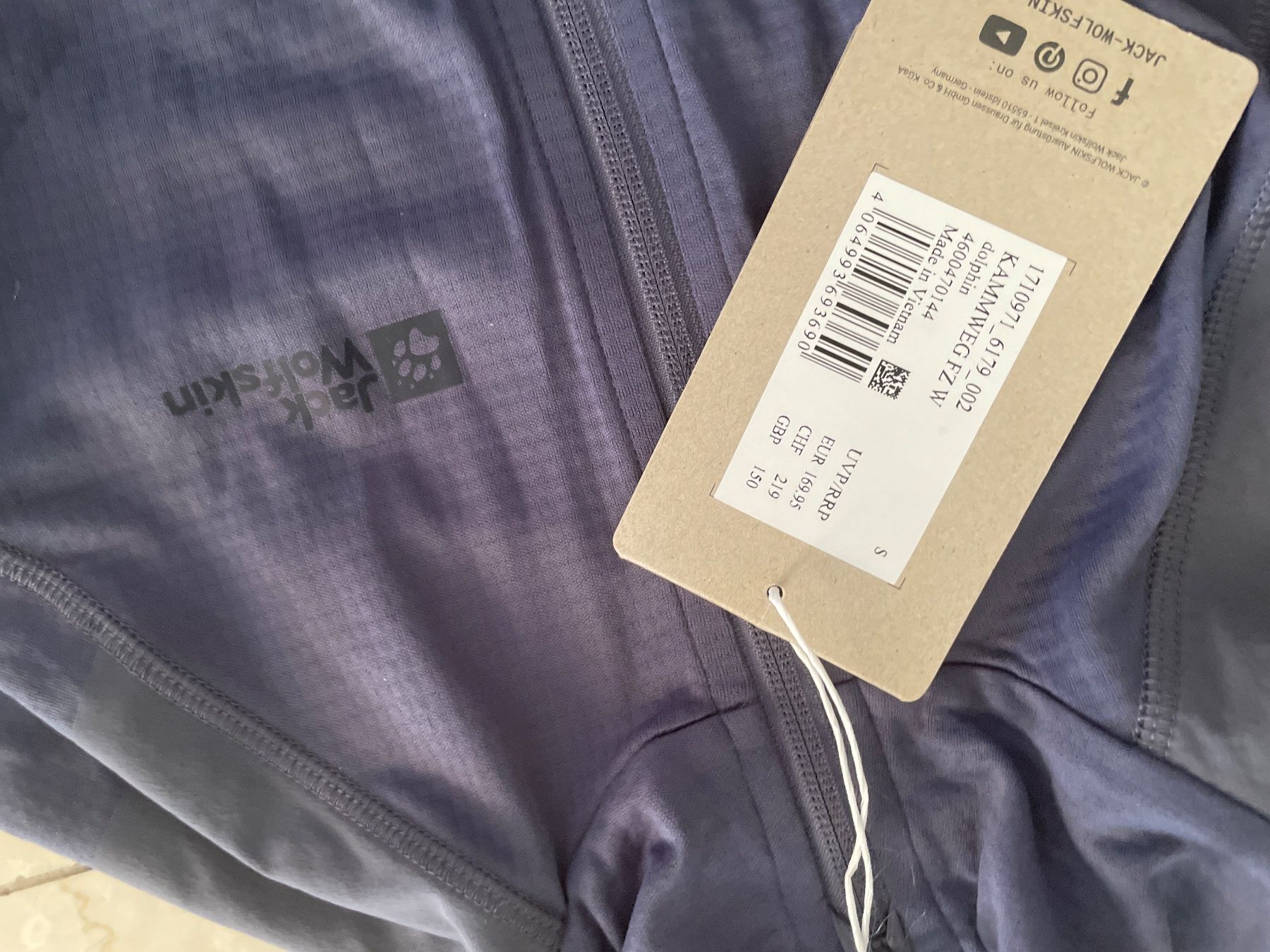 Jack Wolfskin Jacken: Jack Wolfskin Sportjacke Jäggli – Neu (gemäss Beschreibung) aus Flüelen von AU10 1