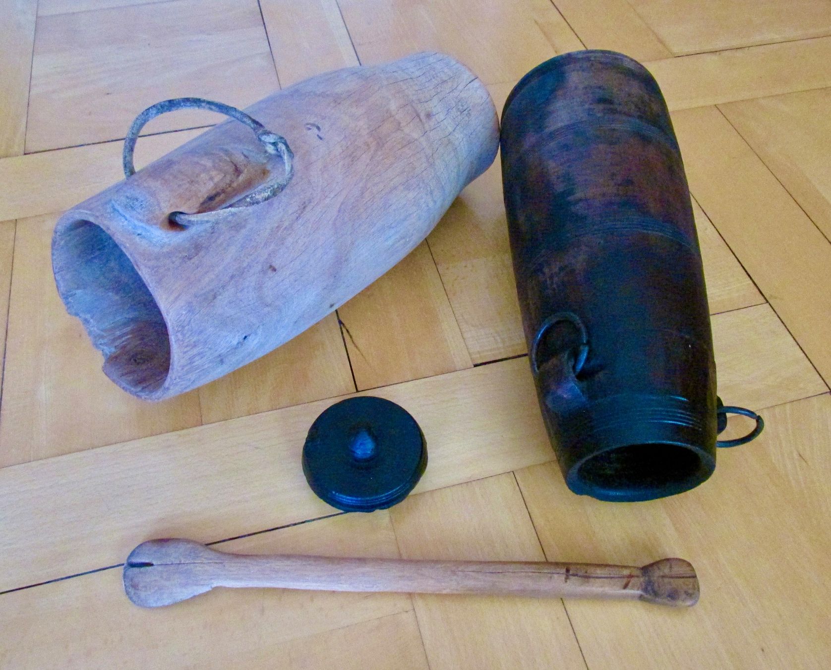 Tutte le decorazioni: 2 antike Holfgefässe / Nepal – Usato da Winterthur venduto da mat_q5d5 3