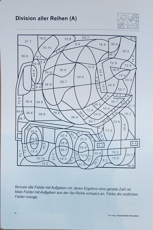 Ausmalbilder 1*1 - Einmaleins 2./3. Klasse | Kaufen auf Ricardo