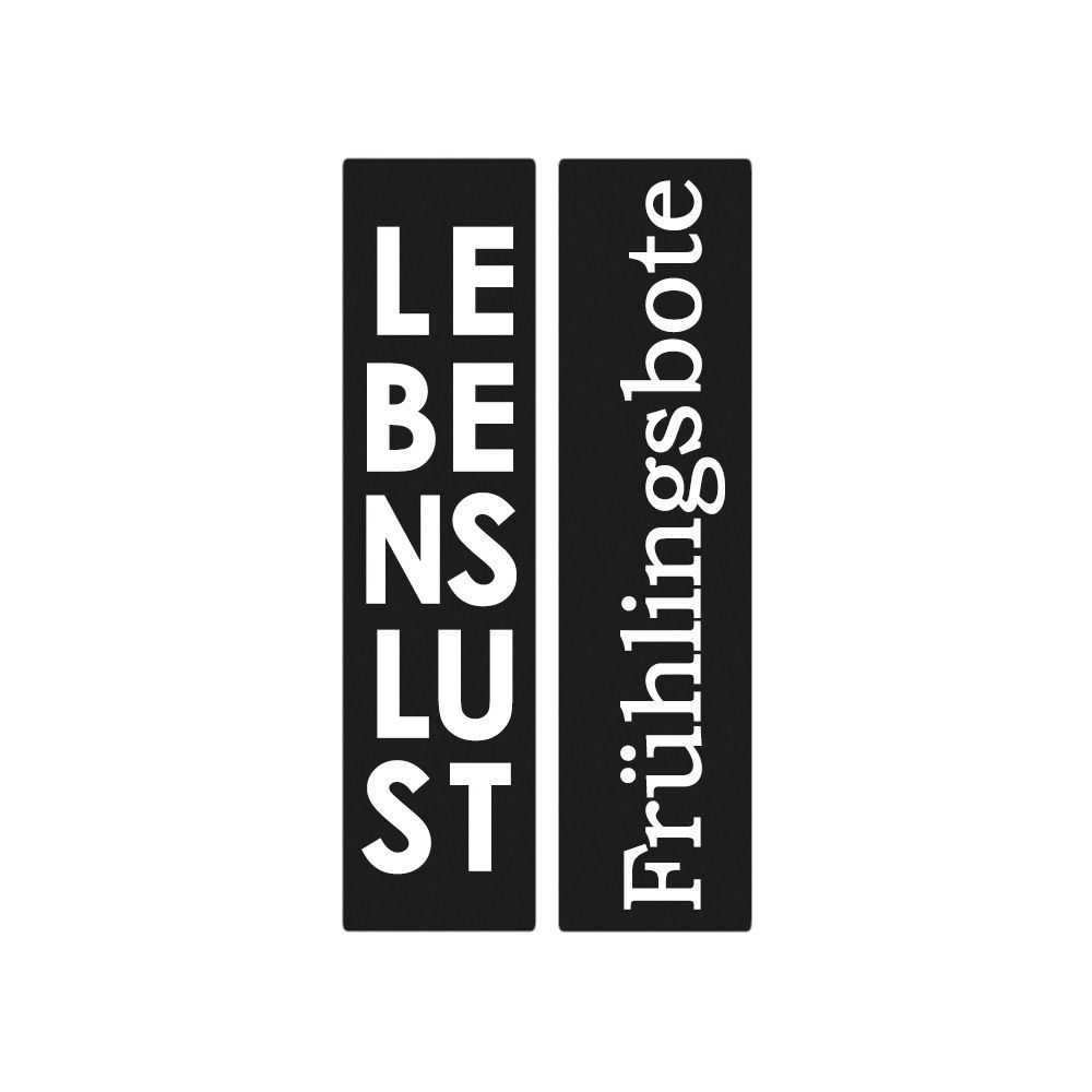 Sonstiges zum Basteln & Handarbeiten: Label: “Frühlingsbote, LEBENSLUST” – Neu und originalverpackt aus Winterthur von nuggi88