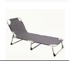 Tragbarer Outdoor Liegestuhl mit Kopfkissen