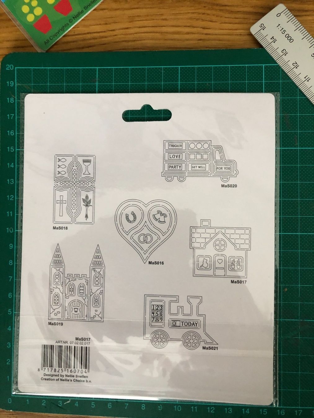 Sciablone: Scrap Magic-New Style- Nellies - 5 Stk. - Vorlage – Nuovo e nell'imballaggio originale da Fischbach-Göslikon venduto da 78anna 1