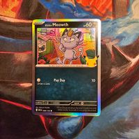 Pokemon Alolan Meowth EN 30C 089/128 Holo