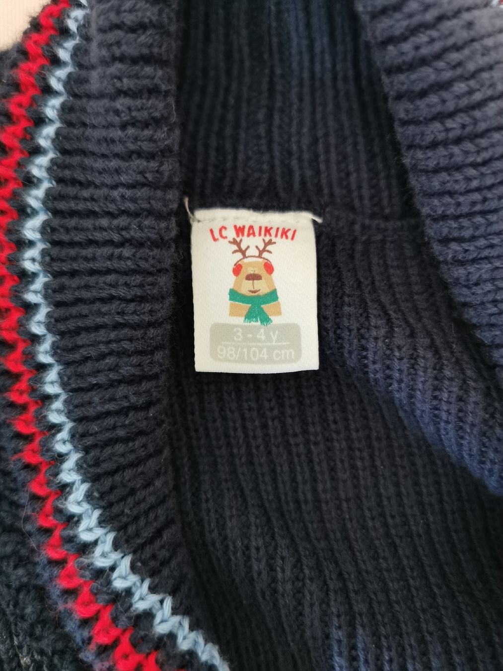 Altro abbigliamento per bambino: Vintage Strickweste, Grösse 98-104, 100% Baumwolle – Usato da Seuzach venduto da Tureda 2