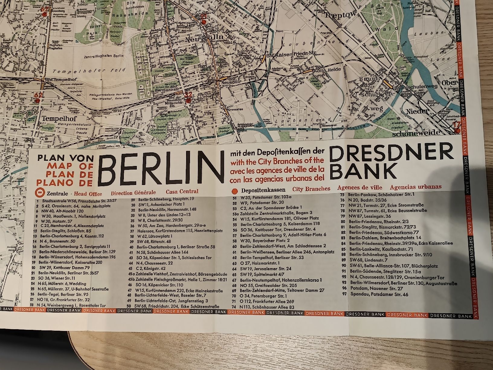 Dokumente: Litho Plan Prospekt / Berlin Olympiade 1936 – Gebraucht aus Brugg AG von Ente015 3