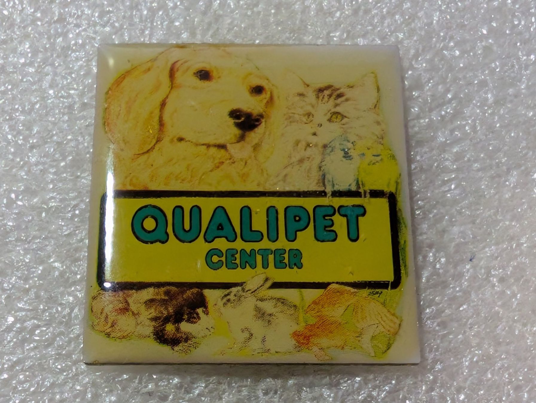 Placchette & Badge: Ansteckpin 140: Qualipet – Usato da Oppligen venduto da Pin-Fall-Shop