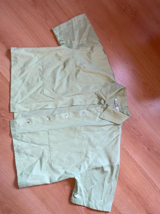 Camicette: Mintgrüne Crop Bluse Gr. S - neuwertig! – Nuovo (secondo la descrizione) da Luzern venduto da Secondhand-05 1
