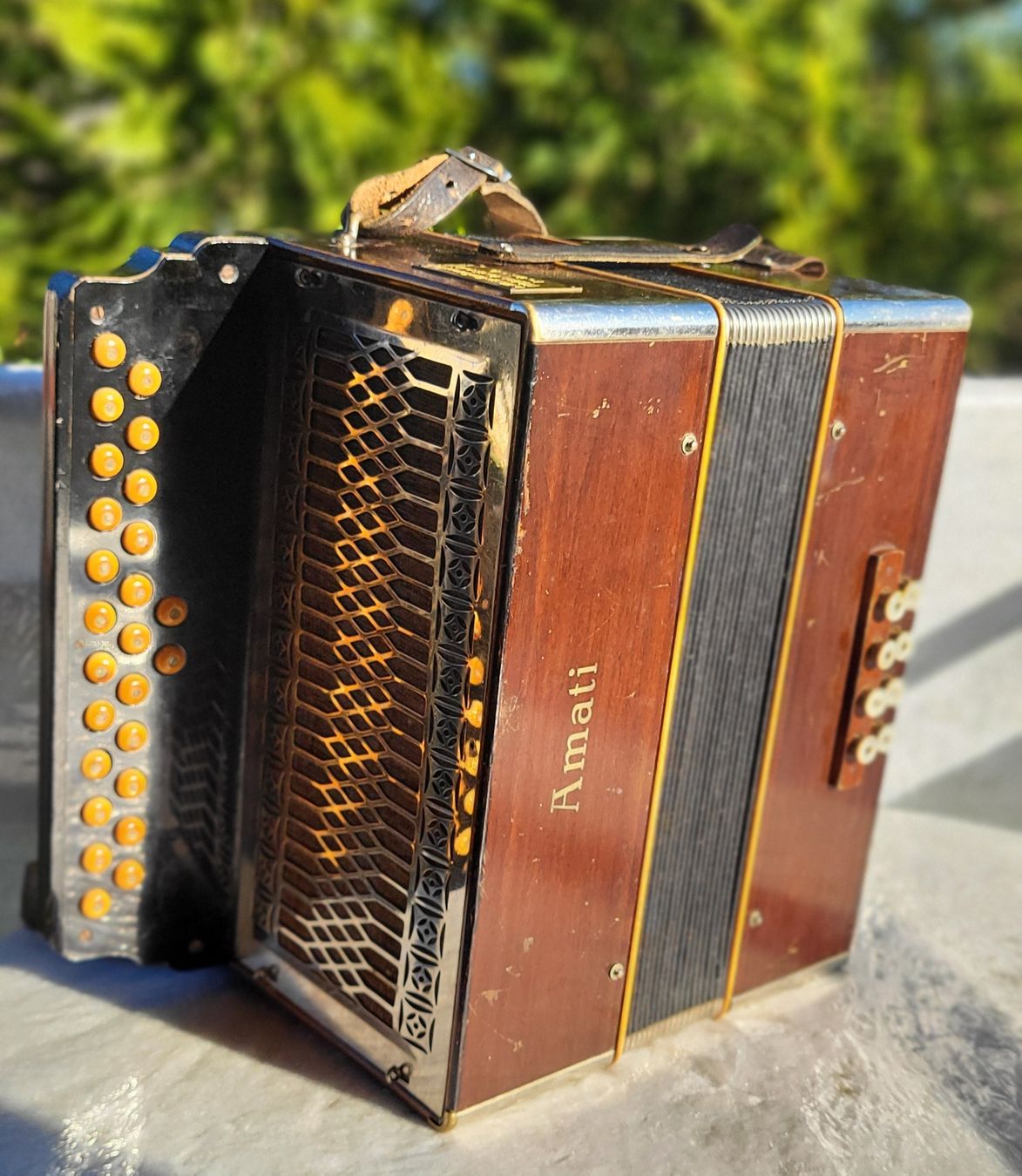 Strumenti musicali: Accordéon hohner Amati 3 voix – Usato da Penthalaz venduto da EvandroLuz 1