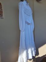 Vintage Brautjungfern kleid Kommunionskleid weiss 60's, Gr.S