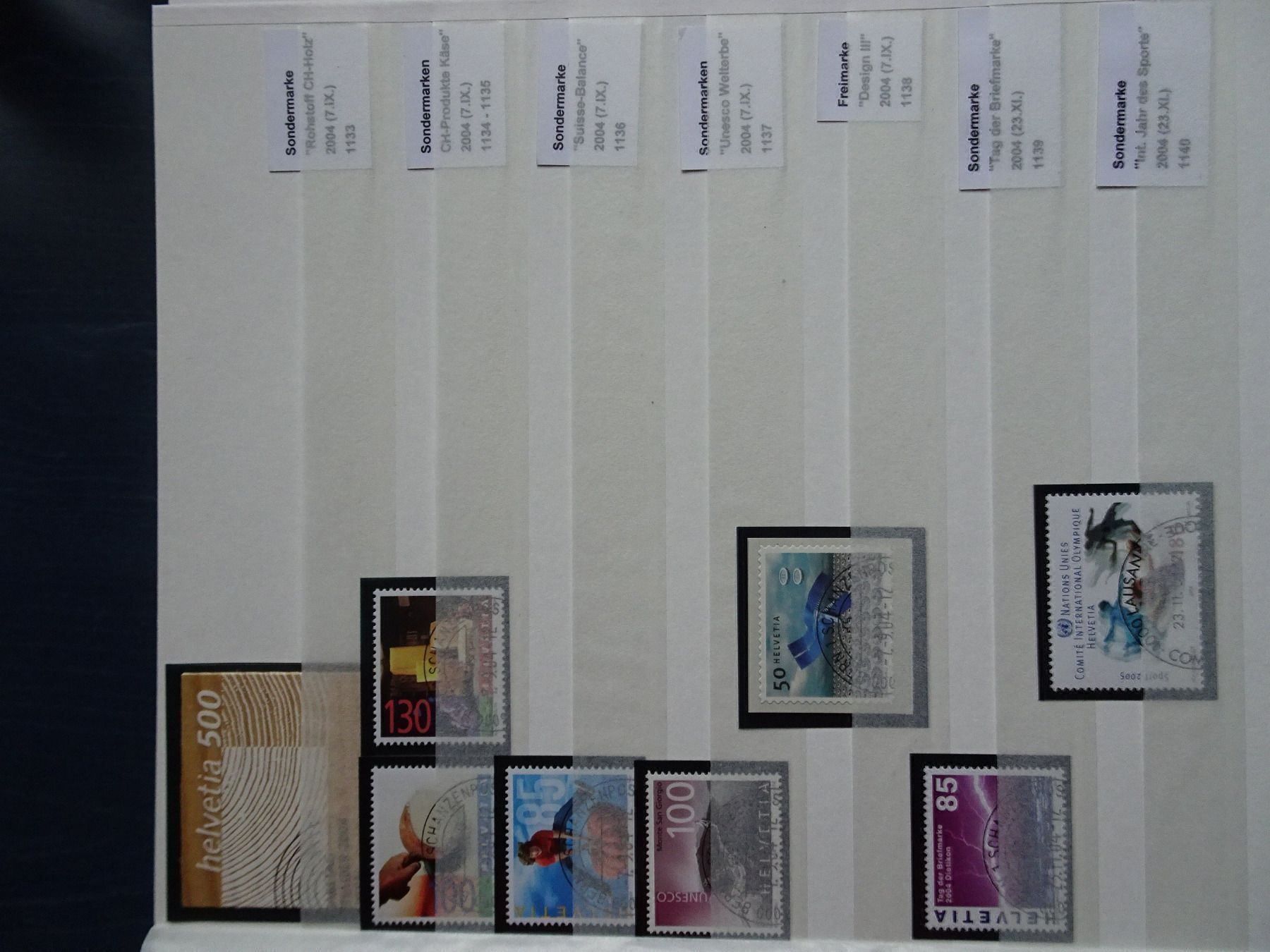 Tous les timbres: 2004 – Neuf (Voir description) à Aadorf par Chnorli-Furz