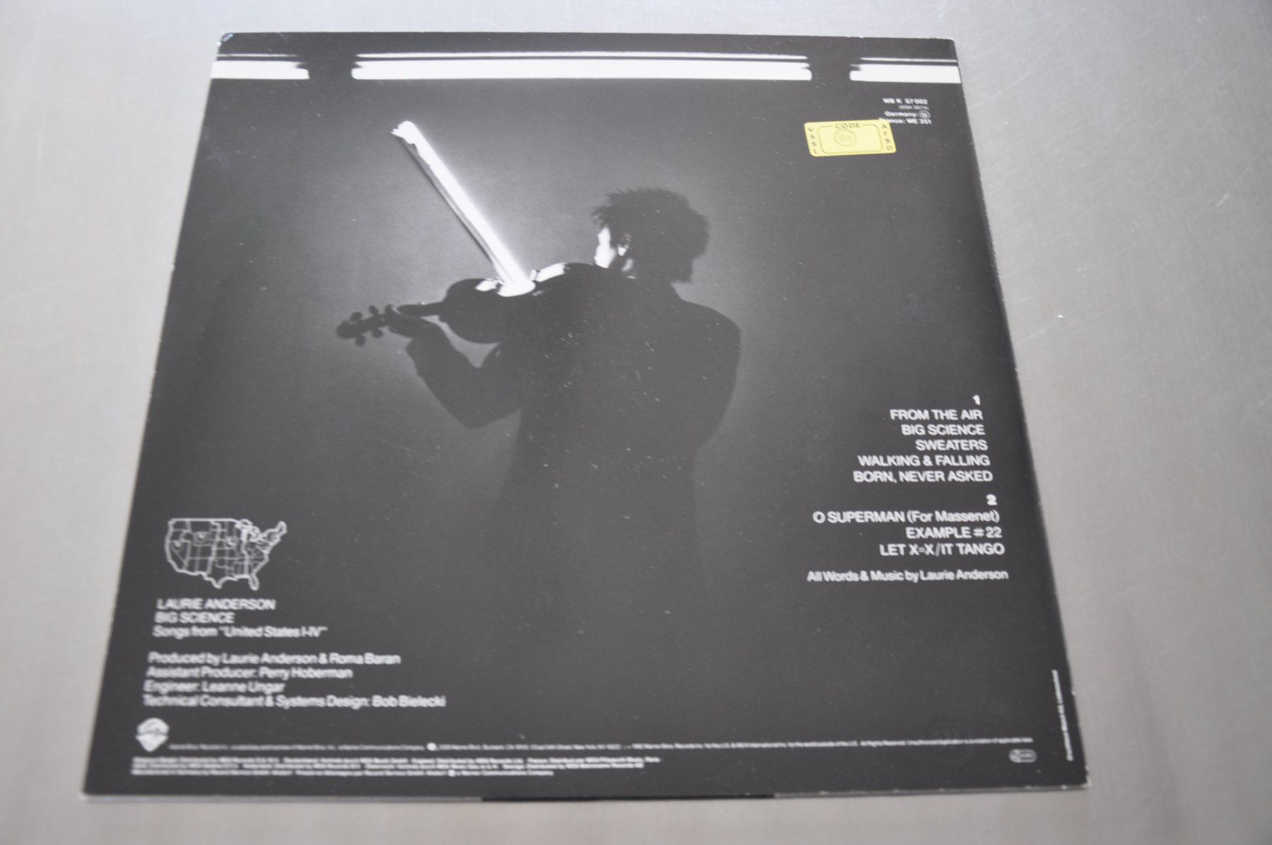 Dischi in vinile: LAURIE ANDERSON LP BIG SCIENCE – Usato da Sion venduto da jaipur1401 1