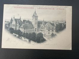 Alte Ansichtskarte Landesmuseum Zürich, Top Zustand!