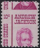 10 Cents Andrew Jackson mit ABART Verzähnung
