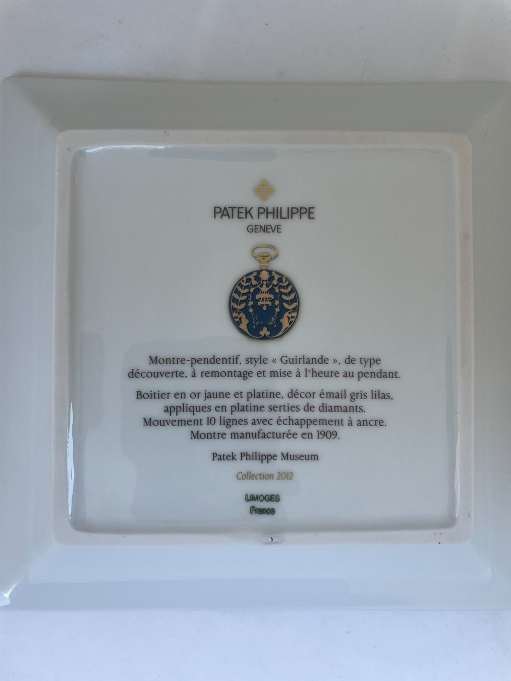 Servierplatten: Vide-poches de collection Patek Philippe, édition 2012 – Gebraucht aus Bôle von soleil778 2