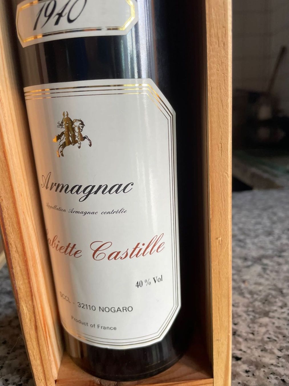 Bevande alcoliche: Armagnac labiette Castille 1940 – Usato da Biel/Bienne venduto da Idefix67 3