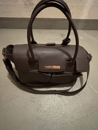 Wickeltasche braun mit Thermofach und Tragegurt gebraucht