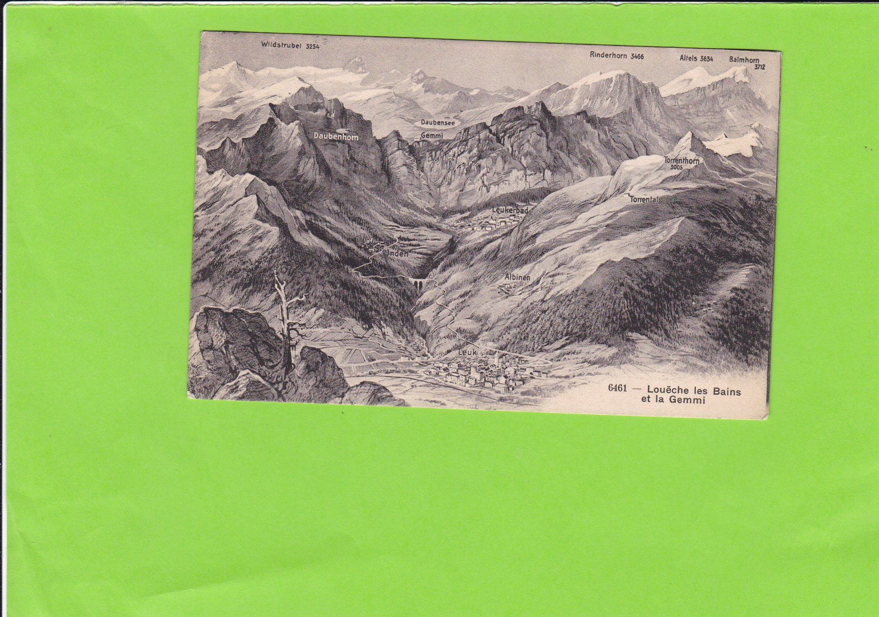 Cartoline postali: Leukerbad und Gemmi – Usato da St. Peterzell venduto da neckertal