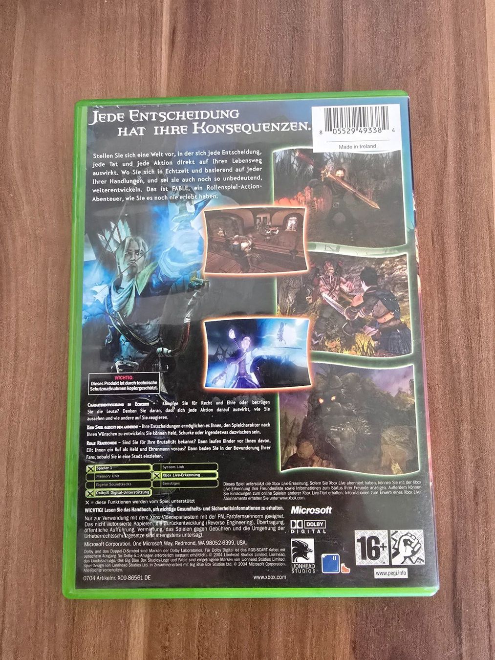 Microsoft Giochi: fable xbox – Usato da hombrechtikon venduto da eatos88 1