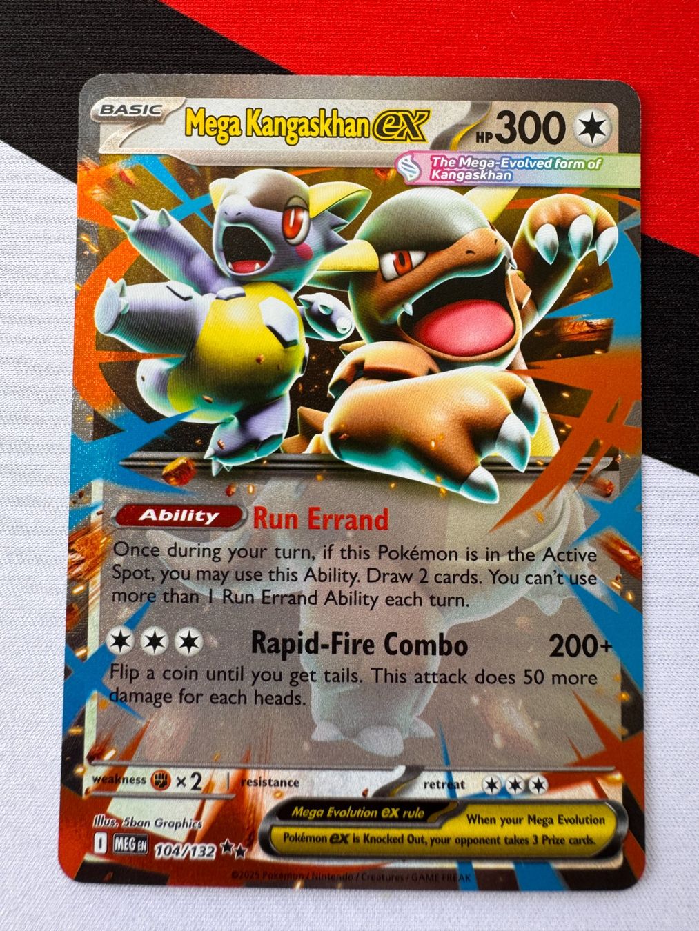 Pokémon Carte collezionabili: Pokémon TCG - Mega Kangaskhan ex (MEG104) Mega Evolution EN – Nuovo (secondo la descrizione) da Oberwil BL venduto da Chelsea26 2