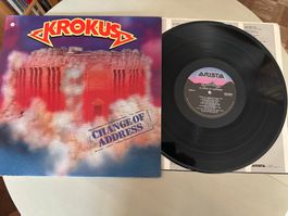 KROKUS Kult LP Vinyl Change of Address original USA Pressung