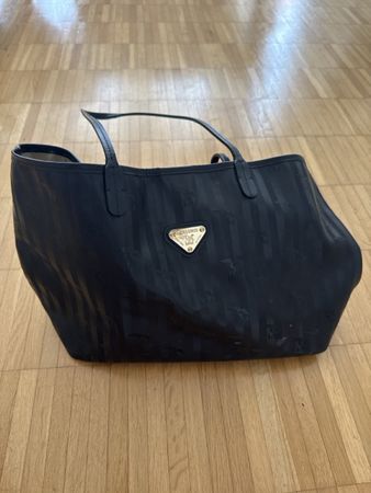 Möllerus Shopper Tasche schwarz mit Clutch