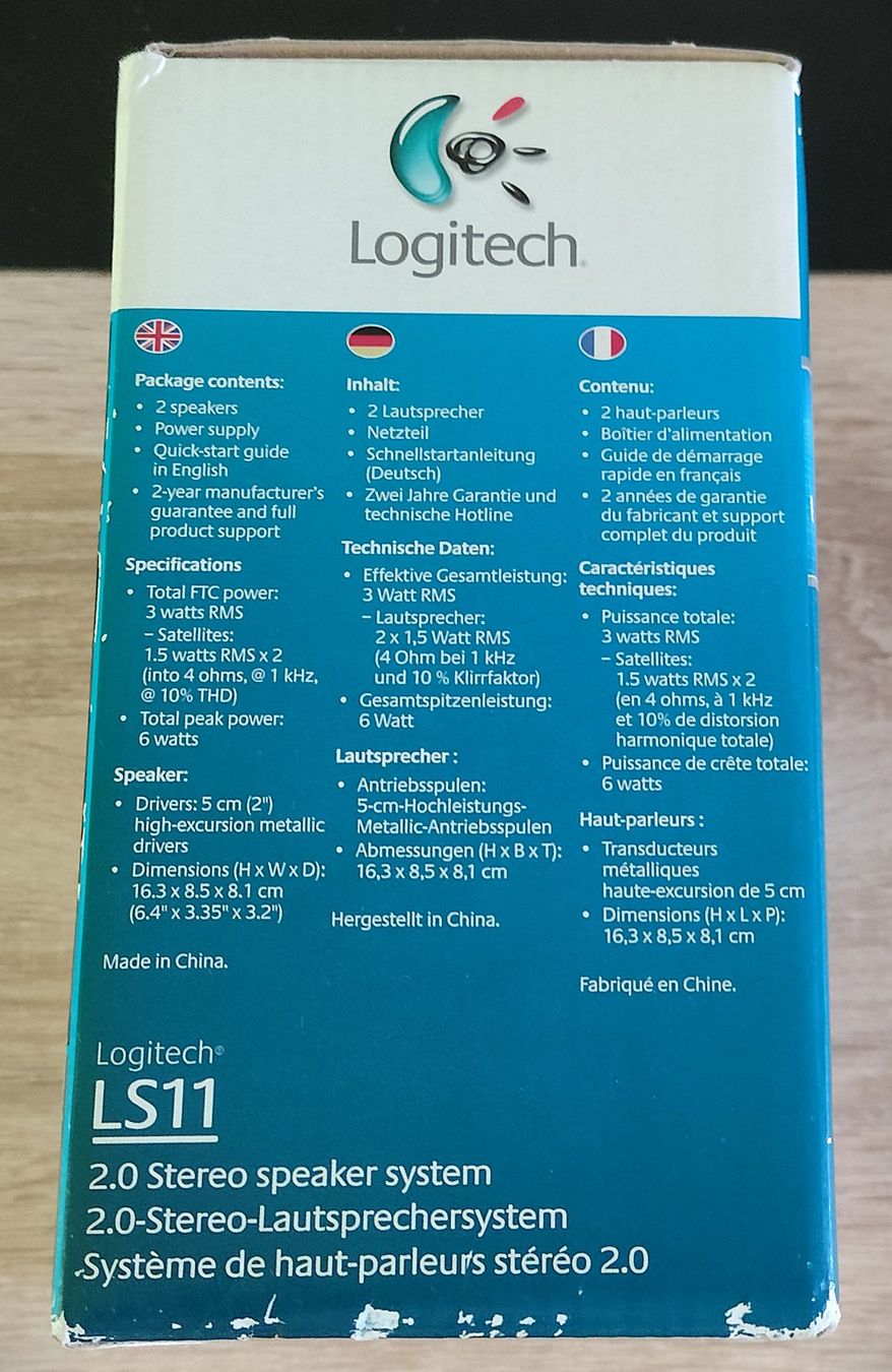 Logitech Casse acustiche: Systeme de haut-parleurs stéréo 2.0 LS 11 Logitech – Usato da Grandson venduto da proekt 3