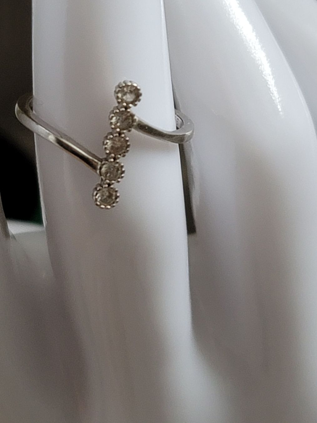 Ringe: Silberring horizontal, 925 mit Zirkonia, 50, anello argento – Gebraucht aus Zollikerberg von Nice_Name 7