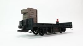 4¡ LGB Flachwagen Umbau WSM schwarz | 0202