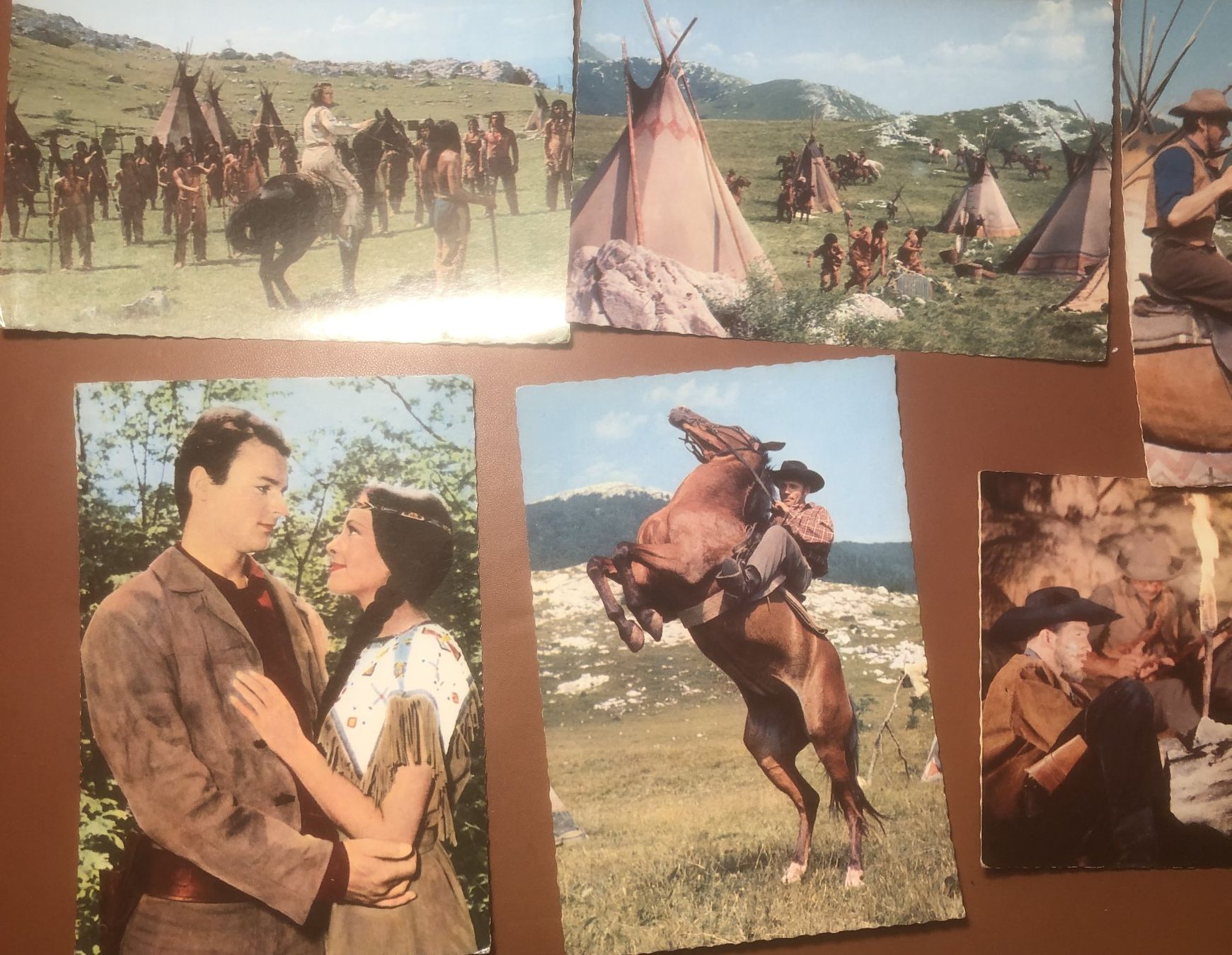 Ansichtskarten: 21 Filmpostkarten Winnetou 2 – Gebraucht aus Erlinsbach SO von Elmslie 4