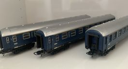 Lima H0 DB D-Zugwagen blau 9114 (3 Stück)